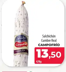 SPAR Lanzarote CAMPOFRIO Salchichón Cumbre Real oferta