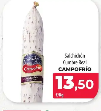 SPAR Lanzarote CAMPOFRIO Salchichón Cumbre Real oferta