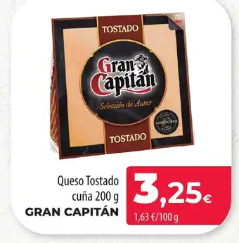 SPAR Lanzarote GRAN CAPITÁN Queso Tostado cuña oferta