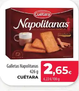 SPAR Lanzarote CUÉTARA Galletas Napolitanas oferta