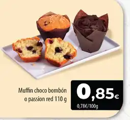 SPAR Lanzarote Muffin choco bombón o passion red oferta