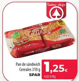 SPAR Lanzarote SPAR Pan de sándwich Cereales oferta