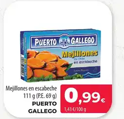 SPAR Lanzarote PUERTO GALLEGO Mejillones en escabeche oferta