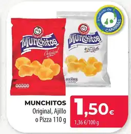 SPAR Lanzarote MUNCHITOS Original, Ajillo o Pizza oferta