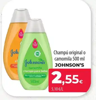 SPAR Lanzarote JOHNSON'S Champú original o camomila oferta