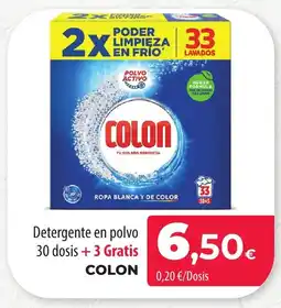 SPAR Lanzarote COLON Detergente en polvo oferta