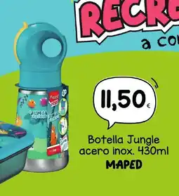 SPAR Lanzarote MAPED Botella Jungle acero oferta