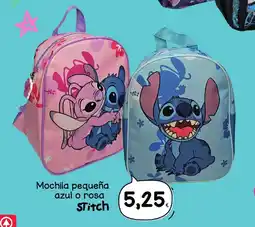 SPAR Lanzarote STITCH Mochila pequeña azul o rosa oferta
