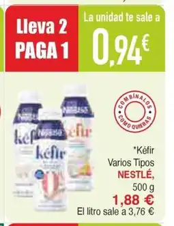 Masymas NESTLÉ Kéfir Varios Tipos oferta
