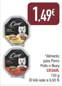 Masymas CESAR Alimento para Perro Pollo o Buey oferta