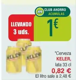 Masymas KELER Cerveza oferta