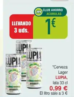 Masymas LUPIA Cerveza Lager oferta