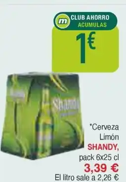 Masymas SHANDY Cerveza Limón oferta