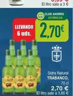 Masymas TRABANCO Sidra Natural oferta