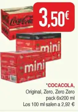 Masymas COCACOLA Original, Zero, Zero Zero oferta