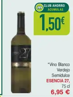 Masymas ESENCIA 27 Verdejo Semidulce oferta