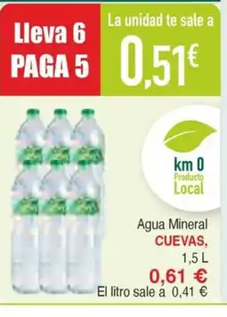 Masymas CUEVAS Agua Mineral oferta