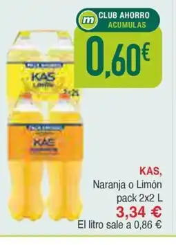 Masymas KAS Naranja o Limón oferta