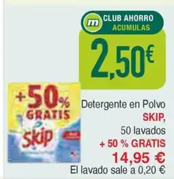 Masymas SKIP Detergente en Polvo oferta