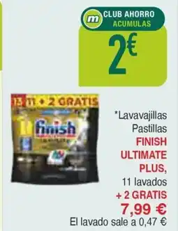 Masymas FINISH ULTIMATE PLUS Lavavajillas Pastillas oferta