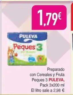 Masymas PULEVA Preparado con Cereales y Fruta Peques 3 oferta