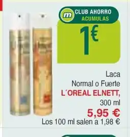 Masymas L'OREAL ELNETT Laca Normal o Fuerte oferta