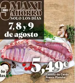 Gadis Costilla de Cerdo Fresca Plancha oferta