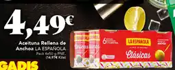 Gadis LA ESPAÑOLA Aceituna Rellena de Anchoa oferta
