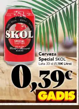 Gadis SKOL Cerveza Special oferta