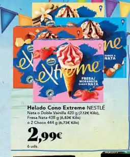 Gadis NESTLÉ Helado Cono Extreme oferta