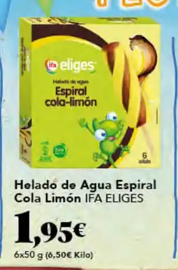 Gadis IFA ELIGES Helado de Agua Espiral Cola Limón oferta