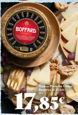 Gadis BOFFARD Queso Puro de Oveja Reserva oferta