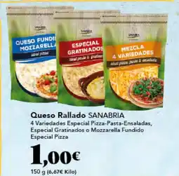 Gadis SANABRIA Queso Rallado oferta