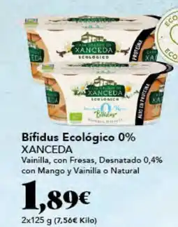 Gadis XANCEDA Bifidus Ecológico 0% oferta