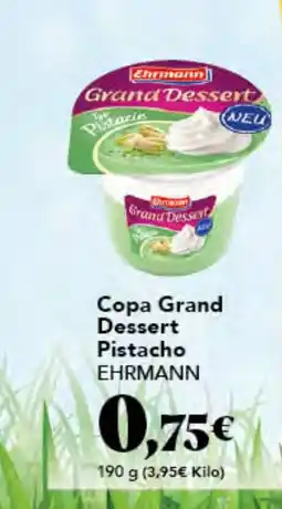 Gadis EHRMANN Copa Grand Dessert Pistacho oferta
