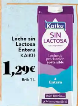 Gadis KAIKU Leche sin Lactosa Entera oferta