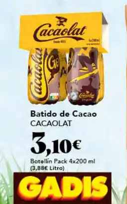 Gadis CACAOLAT Batido de Cacao oferta
