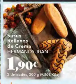 Gadis HERMANOS JUAN Susus Rellenos de Crema oferta