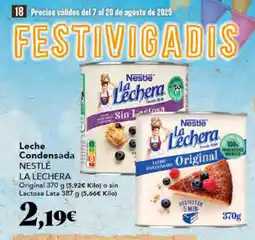 Gadis LA LECHERA Lechera Condensada oferta
