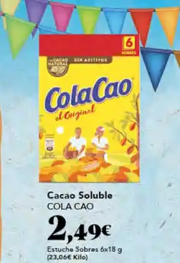 Gadis COLA CAO Cacao Soluble oferta