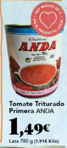 Gadis ANDA Tomate Triturado Primera oferta
