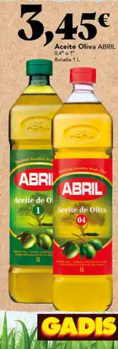Gadis ABRIL Aceite Oliva oferta