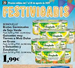 Gadis BONDUELLE Brotes Germinados de Soja Verde oferta