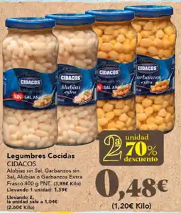 Gadis CIDACOS Legumbres Cocidas oferta