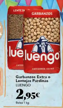 Gadis LUENGO Garbanzos Extra o Lentejas Pardinas oferta