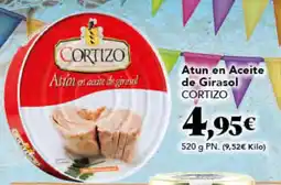Gadis CORTIZO Atún en aceite de girasol oferta