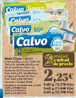 Gadis CALVO Atún Claro oferta