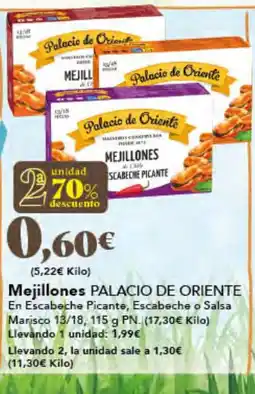 Gadis PALACIO DE ORIENTE Mejillones oferta