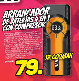 Mandatelo.com Arrancador de baterias 4 ent con compresor oferta