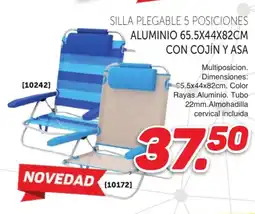 Mandatelo.com Silla plegable 5 posiciones oferta